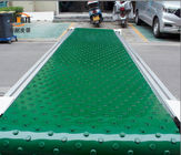 White/ blue/ green  Perforated conveyor belt Custom PVC PU punchiing conveyor belt