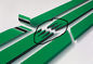 Επί παραγγελία μαύρο πράσινο λευκό ζωνών μεταφορέων PVC με τη διαφορετική ένωση