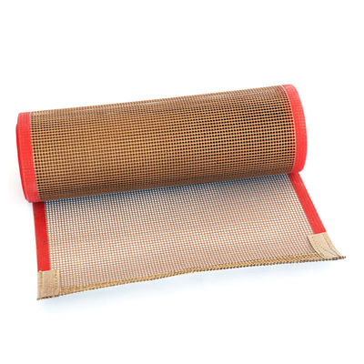 τεφλόν ζώνη μεταφορέων πλέγματος γυαλιού PTFE βαθμού τροφίμων 0.5mm Ε για το εργοστάσιο φαρμακείων