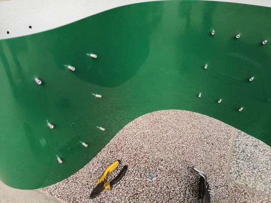 Πρότυπα FDA ζωνών μεταφορέων PVC βαθμού τροφίμων με τις τρύπες