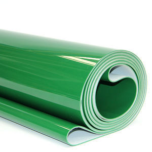 Βιομηχανική ζώνη μεταφορέων σιλικόνης PU PVC για την υφαντική επεξεργασία