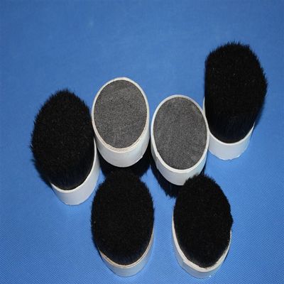 Μαύρη βρασμένη σκληρή τρίχα 64mm χοίρων του Τσίνγκταο για τις βούρτσες χρωμάτων