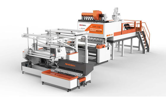 3 co-extrusion πλαστικών τεντωμάτων ταινιών στρώματα μηχανών εξωθητών